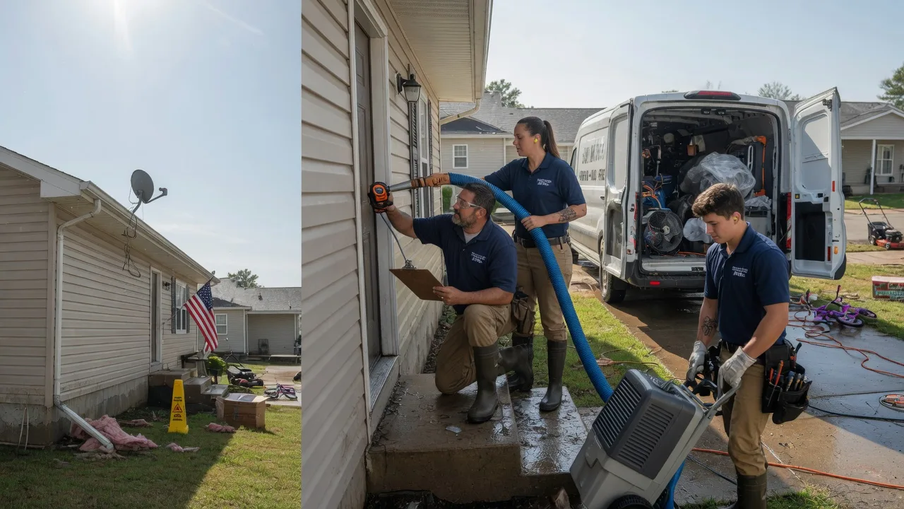 Ceiling Water Damage Restoration in Knoxville, IA near me